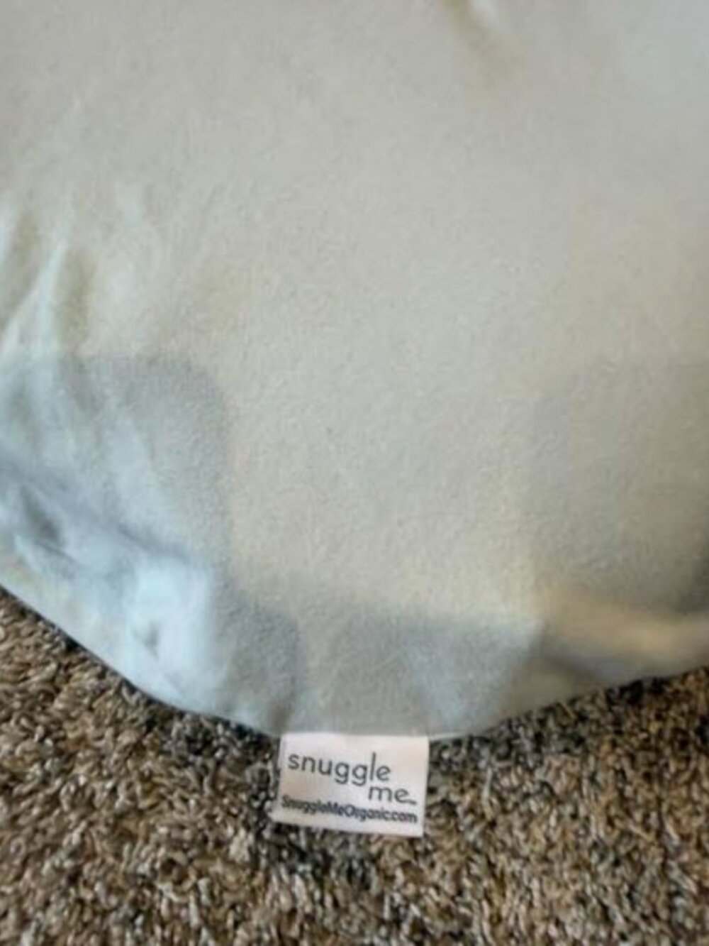 Snuggle Me Organic Infant Lounger & Cover| Light Blue - Picture 2 of 3